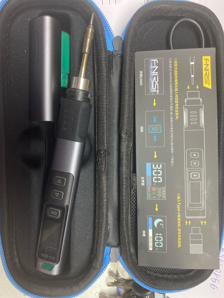 Паяльник портативный Fnirsi HS-02A-B