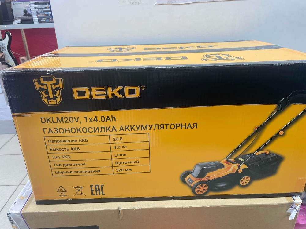 Аккумуляторная Газонокосилка Deko 20v